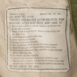 VINTAGE US ARMY FIELD TROUSERS PANTS M65 1972 VIETNAM WAR SIZE SMALL 32X29(Vintage Us Army Field Trousers Pants M65 1972 Vietnam War Size Small 32x29) -Rare Gear USA Shop DSC 6498