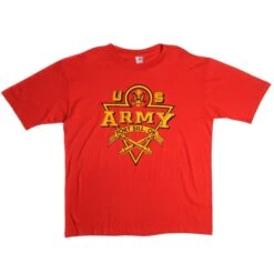 VINTAGE US ARMY FORT SILL TEE SHIRT SIZE LARGE MADE IN USA 1980s(Vintage Us Army Fort Sill Tee Shirt Size Large Made In Usa) -Rare Gear USA Shop DSC 6538 1