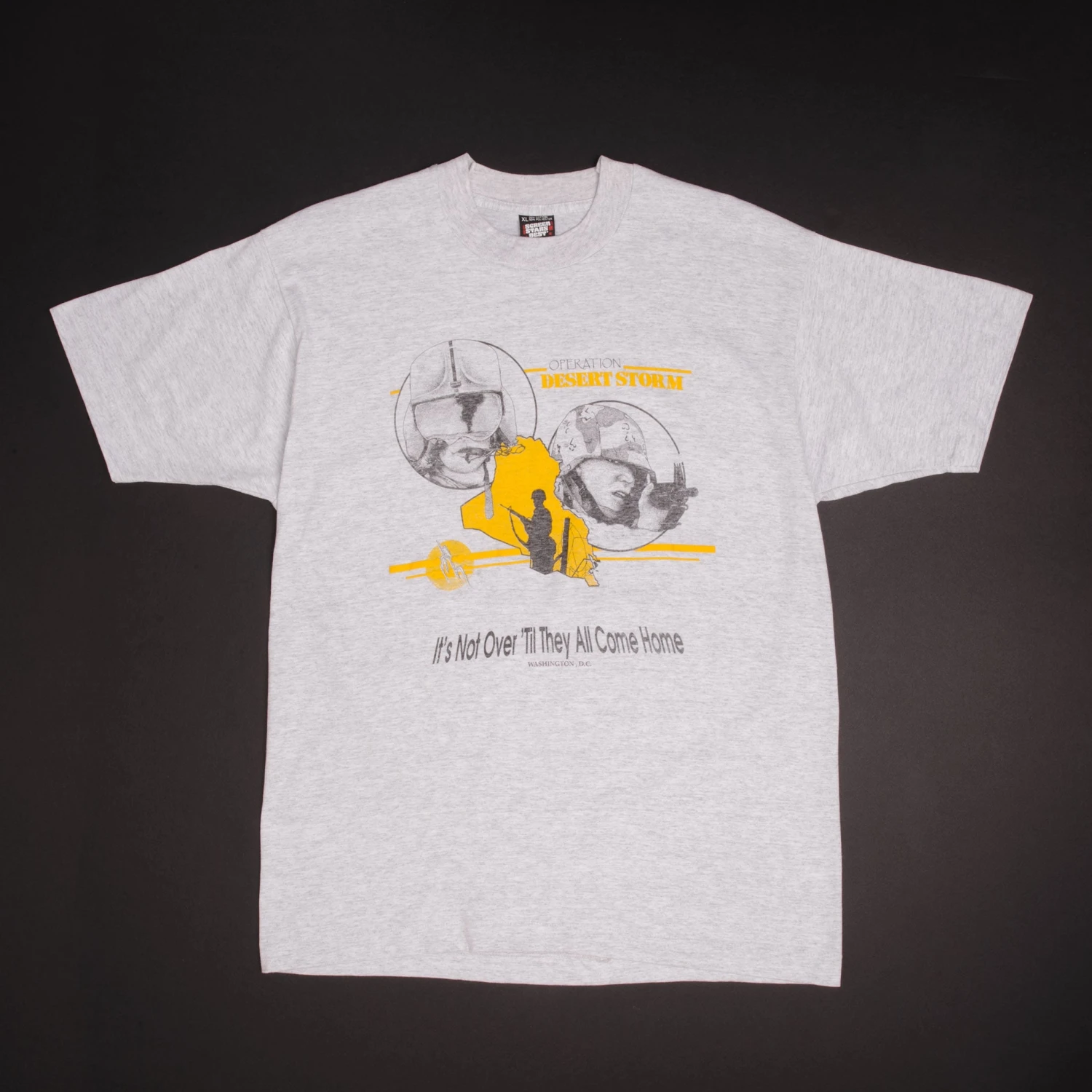 VINTAGE OPERATION DESERT STORM TEE SHIRT 1991 SIZE LARGE MADE IN USA(Copy Of Vintage Operation Desert Storm Tee Shirt 1991 Size Xl Made In Usa) 3 VINTAGE OPERATION DESERT STORM TEE SHIRT 1991 SIZE LARGE MADE IN USA(Copy Of Vintage Operation Desert Storm Tee Shirt 1991 Size Xl Made In Usa) - Image 3