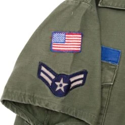 VINTAGE USAF AIR FORCE 1970 VIETNAM WAR UTILITY SATEEN SHIRT PATCH SZ 15 1/2X35(Vintage Usaf Air Force 1970 Vietnam War Utility Sateen Shirt Patch Sz 15 1 2x35) -Rare Gear USA Shop DSC 6543 3738a87f 9aea 427b 88da bd6d9277a200