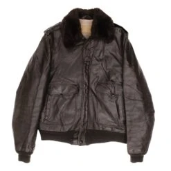 VINTAGE USAF US AIR FORCE SCHOTT BROS 1970S 674 MS FLIGHT LEATHER JACKET SIZE 40(Vintage Usaf Us Air Force Schott Bros 1970s G1 Flight Leather Jacket Size 40)