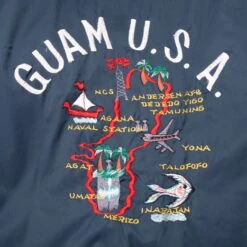 VINTAGE GUAM EMBROIDERED SOUVENIR BOMBER JACKET XL(Vintage Guam Embroidered Souvenir Bomber Jacket Xl) -Rare Gear USA Shop DSC 6550 614f6fcb d1af 4d9d 86be 27f59a3b5874