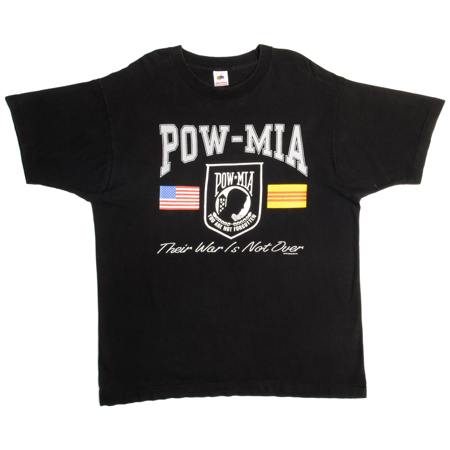 VINTAGE POW-MIA TEE SHIRT 1992 SIZE XL MADE IN USA(Vintage Pow Mia Tee Shirt 1992 Size Xl Made In Usa) 2 VINTAGE POW-MIA TEE SHIRT 1992 SIZE XL MADE IN USA(Vintage Pow Mia Tee Shirt 1992 Size Xl Made In Usa) - Image 2