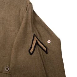 VINTAGE WW2 US ARMY SANFORIZED PATCHED SERVICE SHIRT SIZE 14 1/2 X 32(Vintage Us Army Sanforized Patched Service Shirt Size 14 1 2 X 32) -Rare Gear USA Shop DSC 6565 9caa3104 89da 4e7b a96b a6da033ddd1d