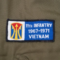 VINTAGE US ARMY FLIGHT JACKET NOMEX PATCH LARGE REGULAR 1970S(Vintage Us Army Flight Jacket Nomex Patch Large Regular 1970s) -Rare Gear USA Shop DSC 6575