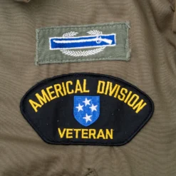 VINTAGE US ARMY FLIGHT JACKET NOMEX PATCH LARGE REGULAR 1970S(Vintage Us Army Flight Jacket Nomex Patch Large Regular 1970s) -Rare Gear USA Shop DSC 6576