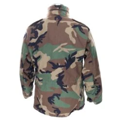 VINTAGE US ARMY M65 WOODLAND CAMO FIELD JACKET 1999 MEDIUM REGULAR(Vintage Us Army M65 Woodland Camo Field Jacket 1999 Medium Regular) -Rare Gear USA Shop DSC 6639