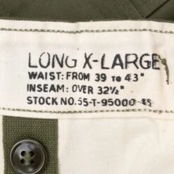 VINTAGE US ARMY FIELD TROUSERS PANTS M51 1952 KOREAN WAR XL LONG NOS(Vintage Us Army Field Trousers Pants M51 1951 Korean War Xl Long Nos 1) -Rare Gear USA Shop DSC 6794 16bb619e 042f 4b83 914d a1a0e73f2013