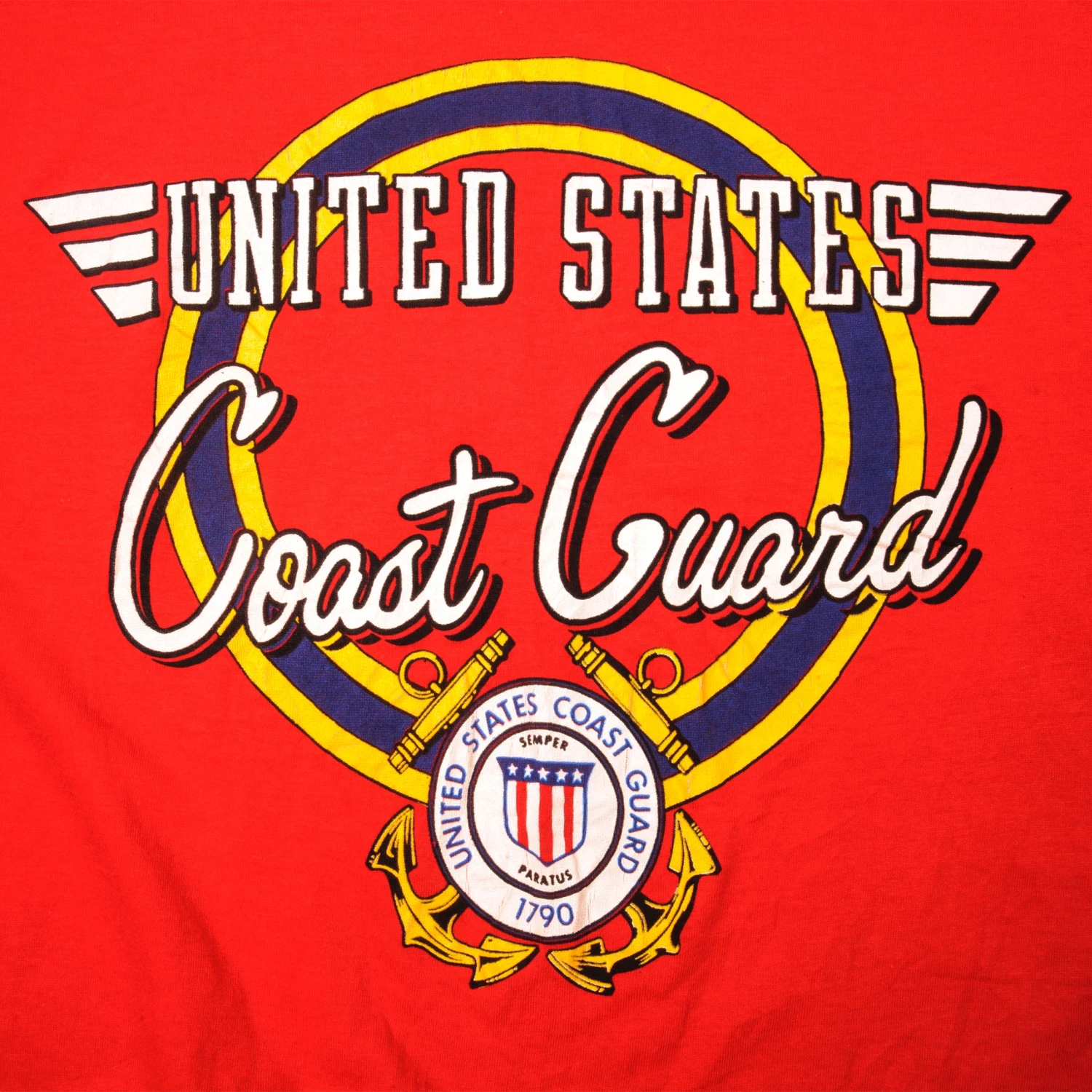 VINTAGE US COAST GUARD TEE SHIRT SIZE LARGE MADE IN USA 1980s(Vintage Us Coast Guard Tee Shirt Size Large Made In Usa) 4 VINTAGE US COAST GUARD TEE SHIRT SIZE LARGE MADE IN USA 1980s(Vintage Us Coast Guard Tee Shirt Size Large Made In Usa) - Image 4