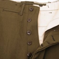 VINTAGE US ARMY FIELD TROUSERS PANTS 1951 KOREAN WAR SIZE SHORT XS(Vintage Us Army Field Trousers Pants 1951 Korean War Size Short Xs) -Rare Gear USA Shop DSC 6958
