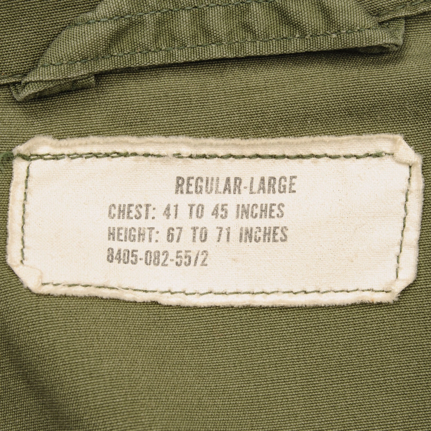 VINTAGE US ARMY TROPICAL COMBAT JACKET 2ND PATTERN 1966 VIETNAM WAR SIZE LARGE REGULAR WITH PATCHES(Vintage Us Army Tropical Combat Jacket 2nd Pattern 1966 Vietnam War Size Large Regular With Patches) 5 VINTAGE US ARMY TROPICAL COMBAT JACKET 2ND PATTERN 1966 VIETNAM WAR SIZE LARGE REGULAR WITH PATCHES(Vintage Us Army Tropical Combat Jacket 2nd Pattern 1966 Vietnam War Size Large Regular With Patches) - Image 5