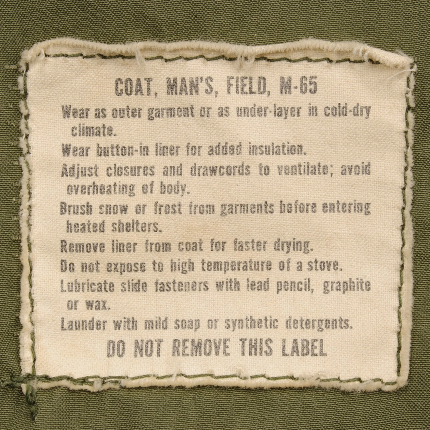 VINTAGE US ARMY M-1965 M65 FIELD JACKET 1969 VIETNAM WAR SIZE SMALL REGULAR(Vintage Us Army M 1965 M65 Field Jacket 1969 Vietnam War Size Small Regular 1) 5 VINTAGE US ARMY M-1965 M65 FIELD JACKET 1969 VIETNAM WAR SIZE SMALL REGULAR(Vintage Us Army M 1965 M65 Field Jacket 1969 Vietnam War Size Small Regular 1) - Image 5