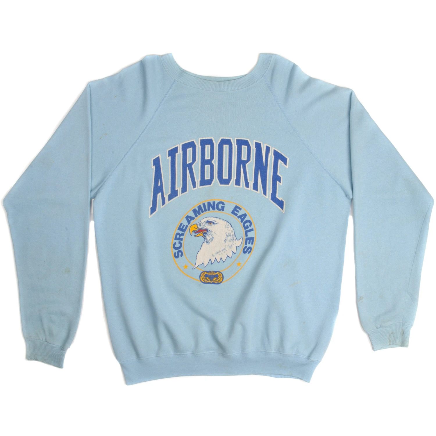 VINTAGE AIRBORNE 101st SWEATSHIRT SIZE XL MADE IN USA(Vintage Us Army Sweatshirt Size Xl Made In Usa 1) 2 VINTAGE AIRBORNE 101st SWEATSHIRT SIZE XL MADE IN USA(Vintage Us Army Sweatshirt Size Xl Made In Usa 1) - Image 2