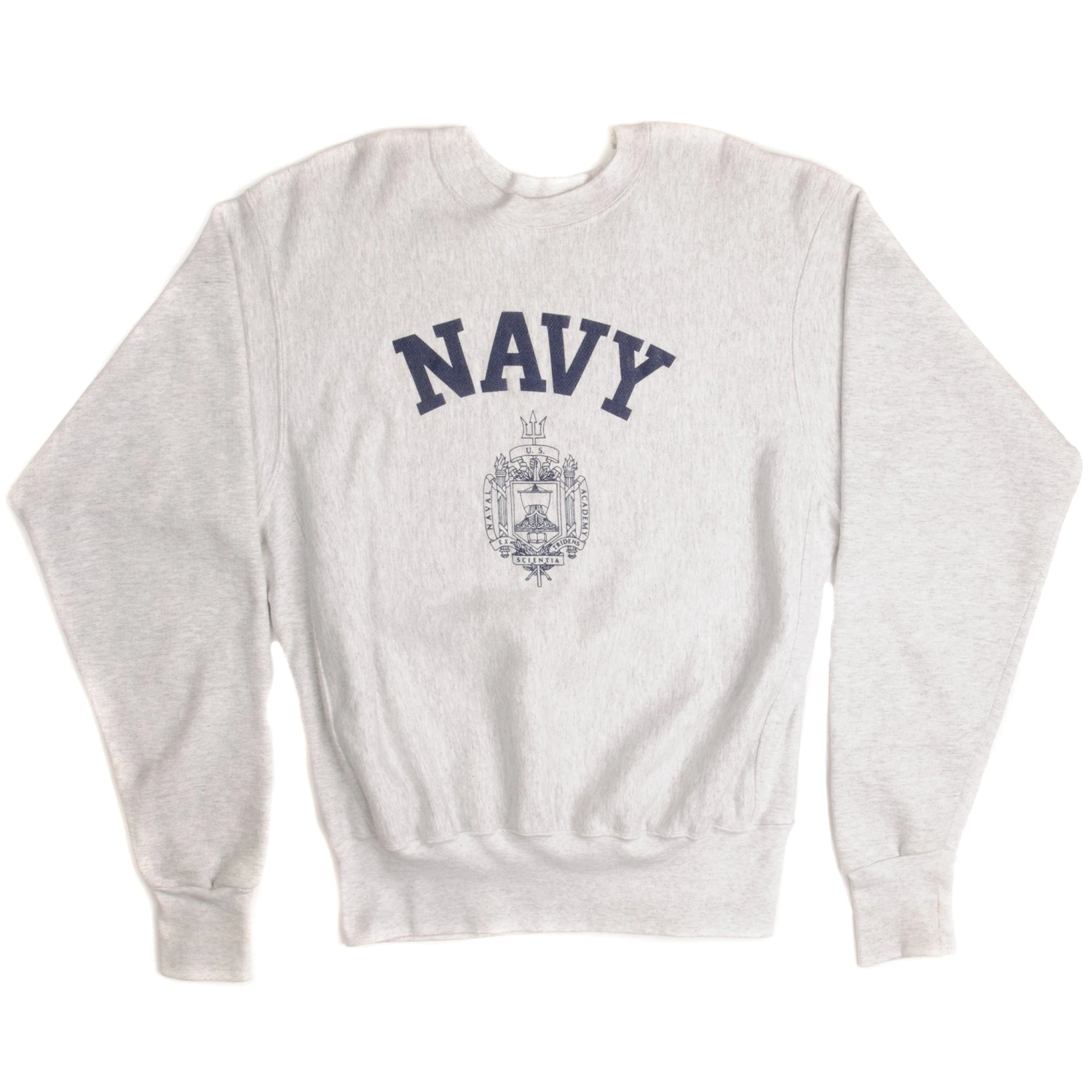 VINTAGE USN US NAVY SWEATSHIRT SIZE LARGE MADE IN USA(Vintage Usn Sweatshirt Size Large Made In Usa) 2 VINTAGE USN US NAVY SWEATSHIRT SIZE LARGE MADE IN USA(Vintage Usn Sweatshirt Size Large Made In Usa) - Image 2