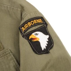 VINTAGE US ARMY TROPICAL COMBAT JACKET PATCH 101 ST AIRBORNE 1969 VIETNAM WAR XS(Vintage Us Army Tropical Combat Jacket Patch 1969 Vietnam War Size Xs Regular) -Rare Gear USA Shop DSC 7073