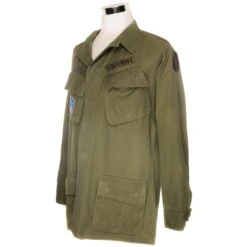 VINTAGE US ARMY TROPICAL COMBAT JACKET 4TH PATTERN 1968 VIETNAM WAR SIZE LARGE LONG(Vintage Us Army Tropical Combat Jacket 4th Pattern 1968 Vietnam War Size Large Long)