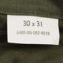 VINTAGE US ARMY UTILITY OG-107 TROUSERS PANTS 1970S SIZE 30X31 DEADSTOCK(Vintage Us Army Utility Og 107 Trousers Pants 1970s Size 30x31 Deadstock) -Rare Gear USA Shop DSC 7081 1