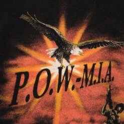 VINTAGE ALL OVER PRINT POW-MIA ROLLING THUNDER TEE SHIRT 2000 LARGE(Vintage All Over Print Pow Mia Rolling Thunder Tee Shirt 2000 Size Large) -Rare Gear USA Shop DSC 7083