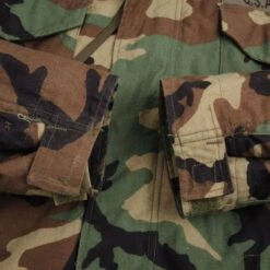 VINTAGE US ARMY M65 WOODLAND CAMO FIELD JACKET PATCHED 1999 LARGE REGULAR(Vintage Us Army M 1965 M65 Woodland Camo Field Jacket 1999 Large Regular 1) -Rare Gear USA Shop DSC 7097