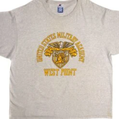 VINTAGE CHAMPION USMA WEST POINT TEE SHIRT 1990S SIZE XXL(Vintage Champion Usma West Point Tee Shirt 1990s Size Xxl)