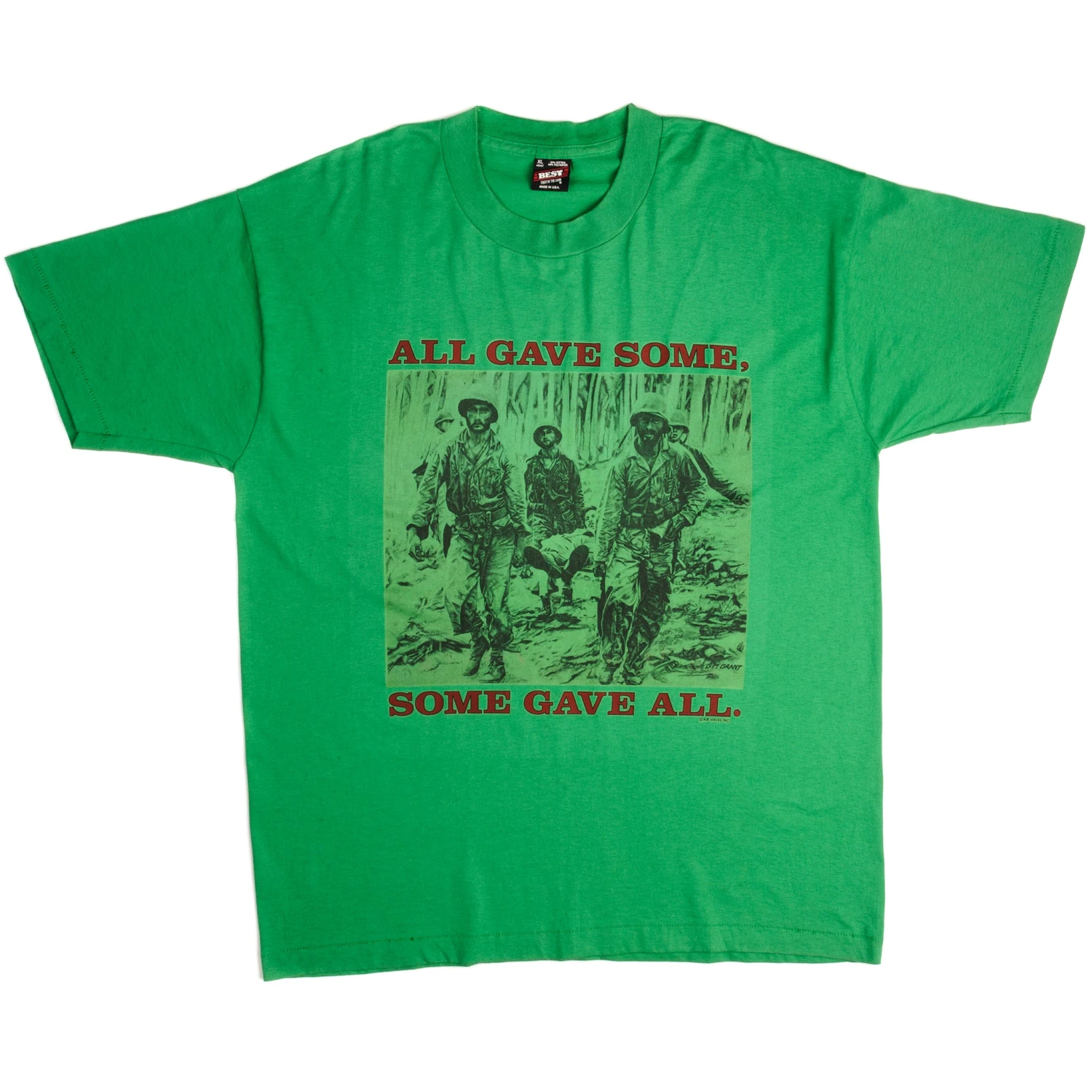 VINTAGE US MILITARY TEE SHIRT SIZE XL MADE IN USA(Vintage Us Military Tee Shirt Size Xl Made In Usa 1) 2 VINTAGE US MILITARY TEE SHIRT SIZE XL MADE IN USA(Vintage Us Military Tee Shirt Size Xl Made In Usa 1) - Image 2