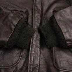 VINTAGE USAF US AIR FORCE SCHOTT BROS 1970S 674 MS FLIGHT LEATHER JACKET SIZE 40(Vintage Usaf Us Air Force Schott Bros 1970s G1 Flight Leather Jacket Size 40) -Rare Gear USA Shop DSC 7156