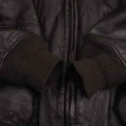 VINTAGE US BORDER PATROL UNIFORM LEATHER JACKET LATE 1970S SIZE 46(Vintage Us Border Patrol Leather Jacket Size 46) -Rare Gear USA Shop DSC 7164