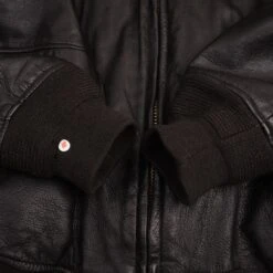 VINTAGE US BORDER PATROL UNIFORM LEATHER JACKET LATE 1970S SIZE 46(Vintage Us Border Patrol Leather Jacket Size 46) -Rare Gear USA Shop DSC 7165