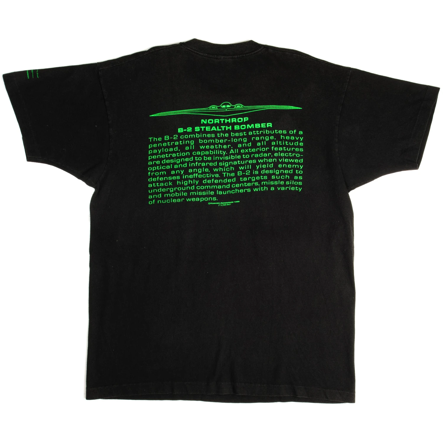 VINTAGE USAF NORTHROP B-2 STEALTH BOMBER TEE SHIRT SIZE XL MADE IN USA(Vintage Usaf Northrop B 2 Stealth Bomber Tee Shirt Size Xl Made In Usa) 3 VINTAGE USAF NORTHROP B-2 STEALTH BOMBER TEE SHIRT SIZE XL MADE IN USA(Vintage Usaf Northrop B 2 Stealth Bomber Tee Shirt Size Xl Made In Usa) - Image 3