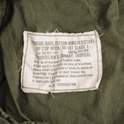VINTAGE US ARMY TROPICAL COMBAT PANTS 1969 VIETNAM WAR SIZE MEDIUM REG W33 L29(Vintage Us Army Tropical Combat Pants 1969 Vietnam War Size Medium Reg W33 L29) -Rare Gear USA Shop DSC 7173