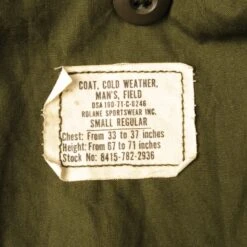 VINTAGE US ARMY M-1965 M65 FIELD JACKET 1971 VIETNAM WAR SIZE SMALL REGULAR(Vintage Us Army M 1965 M65 Field Jacket 1971 Vietnam War Size Small Regular) -Rare Gear USA Shop DSC 7181 1