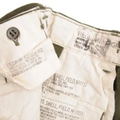 VINTAGE US ARMY FIELD TROUSERS PANTS M51 1951 KOREAN WAR MEDIUM REG W36 L29(Vintage Us Army Field Trousers Pants M51 1951 Korean War Size Medium Reg W36 L29) 10 VINTAGE US ARMY FIELD TROUSERS PANTS M51 1951 KOREAN WAR MEDIUM REG W36 L29(Vintage Us Army Field Trousers Pants M51 1951 Korean War Size Medium Reg W36 L29) -Rare Gear USA Shop DSC 7183