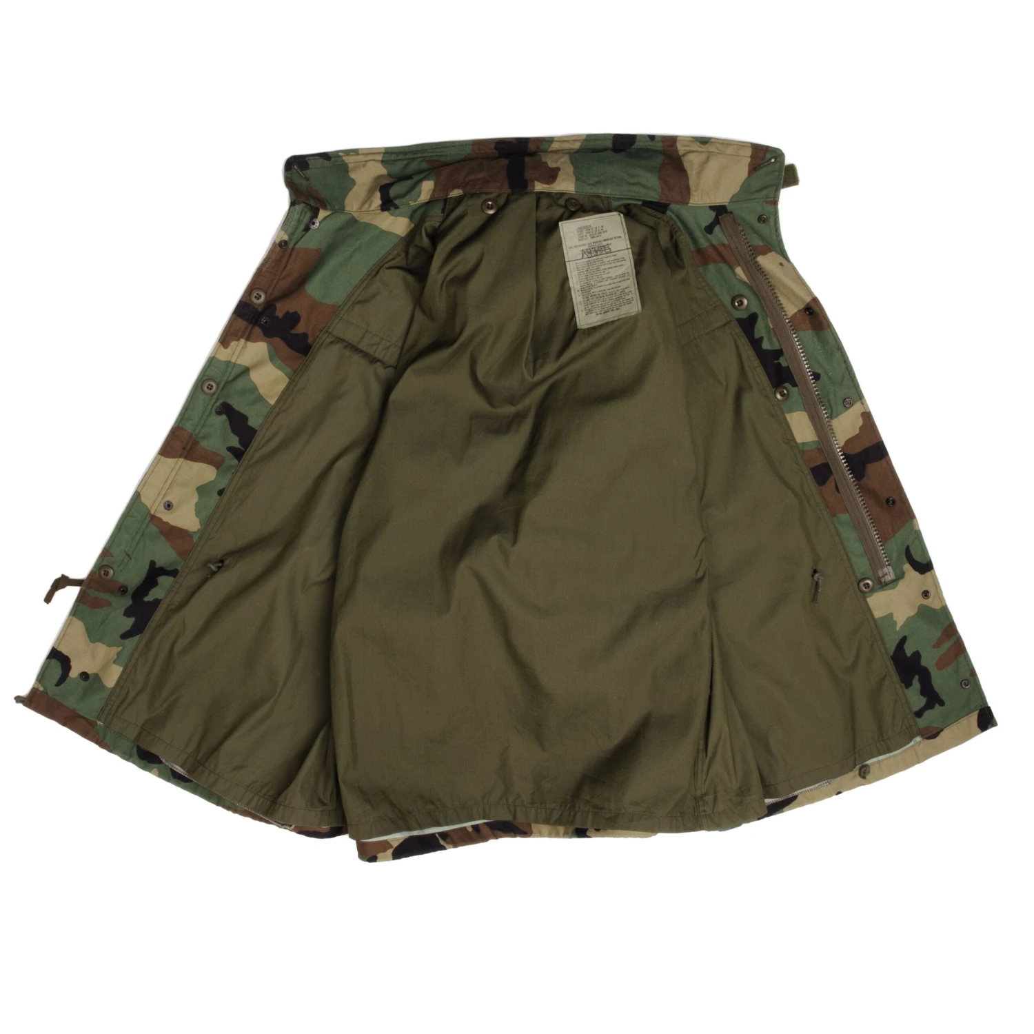 VINTAGE USAF M-1965 M65 WOODLAND CAMO FIELD JACKET 1996 LARGE REGULAR(Vintage Usaf M 1965 M65 Woodland Camo Field Jacket 1996 Large Regular) 10 VINTAGE USAF M-1965 M65 WOODLAND CAMO FIELD JACKET 1996 LARGE REGULAR(Vintage Usaf M 1965 M65 Woodland Camo Field Jacket 1996 Large Regular) - Image 10