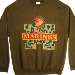 VINTAGE USMC SWEATSHIRT SIZE LARGE MADE IN USA 1990s(Vintage Usmc Sweatshirt Size Large Made In Usa)