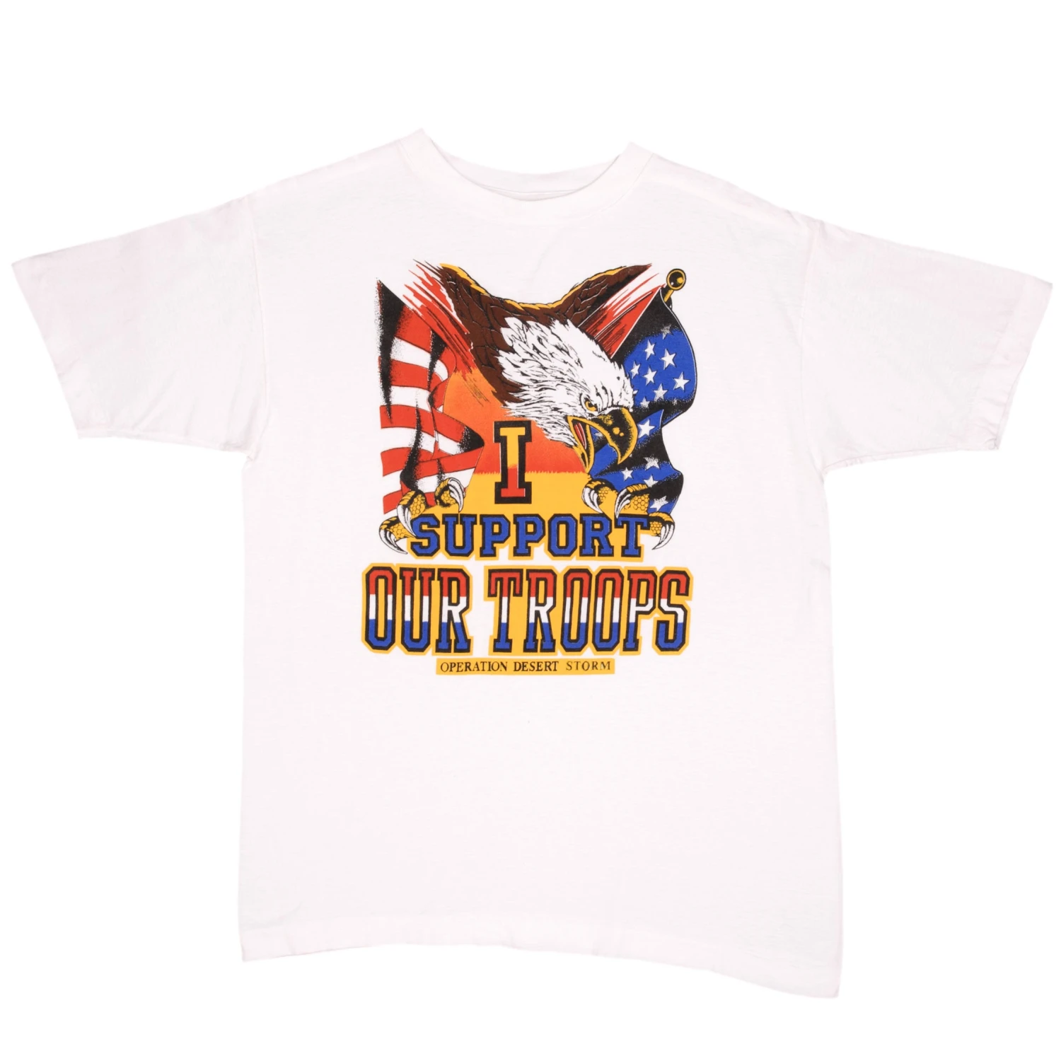 VINTAGE OPERATION DESERT STORM TEE SHIRT 1990S SIZE XL(Vintage Operation Desert Storm Tee Shirt 1990s Size Xl) 2 VINTAGE OPERATION DESERT STORM TEE SHIRT 1990S SIZE XL(Vintage Operation Desert Storm Tee Shirt 1990s Size Xl) - Image 2