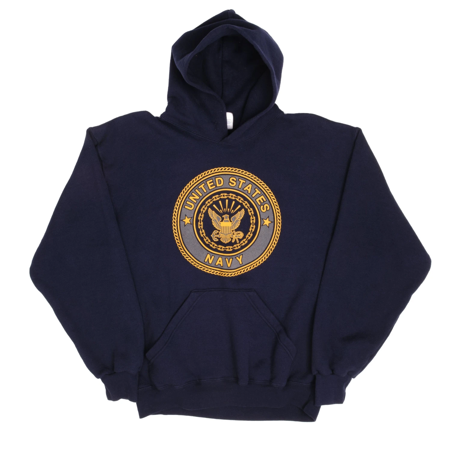 VINTAGE USN US NAVY REFLECTIVE HOODIE SWEATSHIRT SIZE MEDIUM MADE IN USA(Vintage Usn Us Navy Hoodie Sweatshirt Size Medium Made In Usa) 2 VINTAGE USN US NAVY REFLECTIVE HOODIE SWEATSHIRT SIZE MEDIUM MADE IN USA(Vintage Usn Us Navy Hoodie Sweatshirt Size Medium Made In Usa) - Image 2