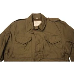 VINTAGE US ARMY M-1943 M43 FIELD JACKET 1944 WW2 SIZE 40R NOS(Vintage Us Army M 1943 M43 Field Jacket 1944 Ww2 Size 40) -Rare Gear USA Shop DSC 7442 1