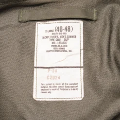 VINTAGE US AIR FORCE CWU 36/P 36P SUMMER FLIGHT JACKET 2000 SIZE XL(Vintage Us Air Force Cwu 36 P 36p Summer Flight Jacket 2000 Size Xl) -Rare Gear USA Shop DSC 7461 1