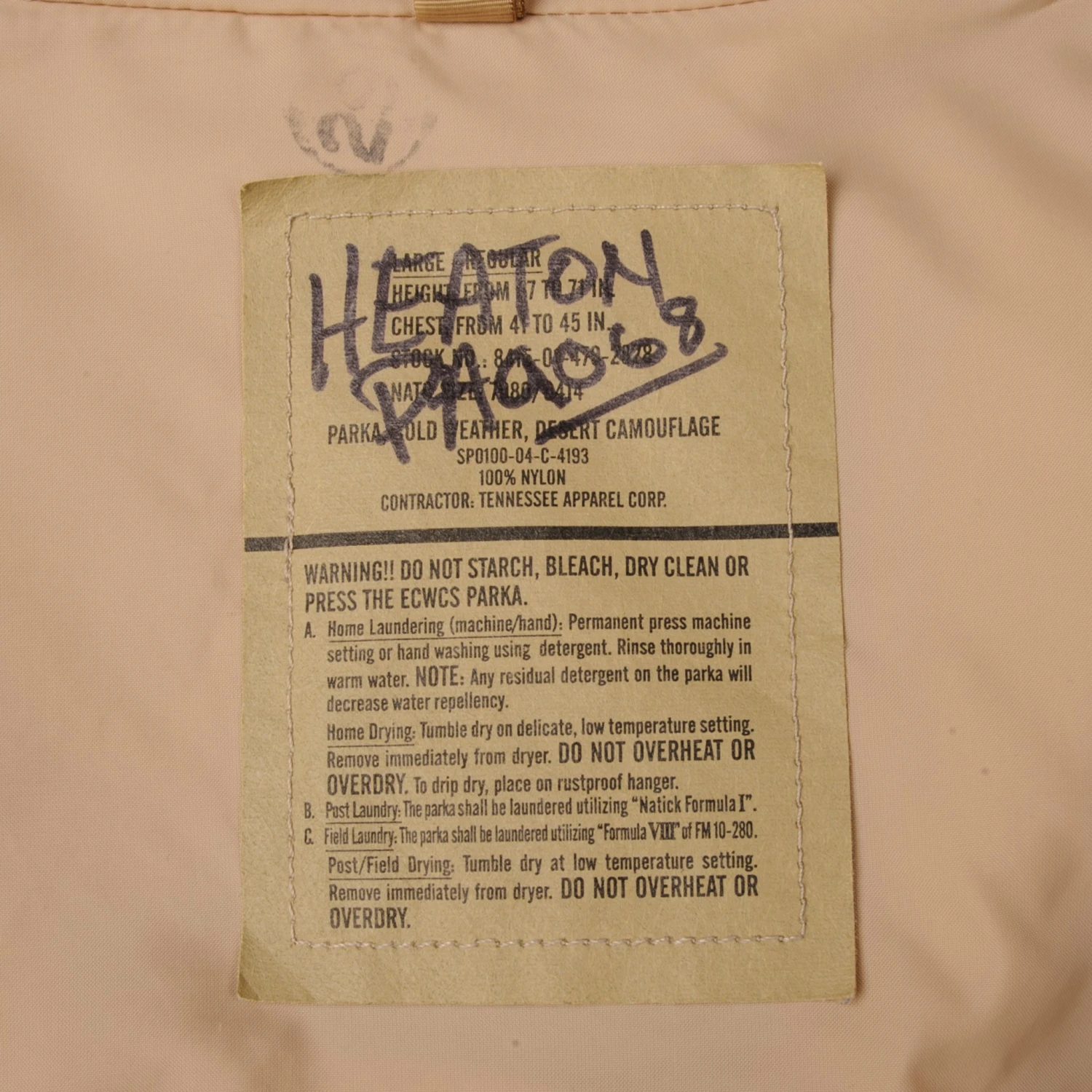 VINTAGE US ARMY ECWCS PARKA 2004 SIZE LARGE REGULAR GORE TEX(Vintage Us Army Ecwcs Parka 2004 Size Large Regular Gore Tex) 4 VINTAGE US ARMY ECWCS PARKA 2004 SIZE LARGE REGULAR GORE TEX(Vintage Us Army Ecwcs Parka 2004 Size Large Regular Gore Tex) - Image 4