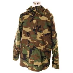 VINTAGE US ARMY WOODLAND CAMO GORETEX ECWCS PARKA 1998 SIZE XL LONG(Vintage Us Army Woodland Camo Ecwcs Parka 1998 Size Xl Long)