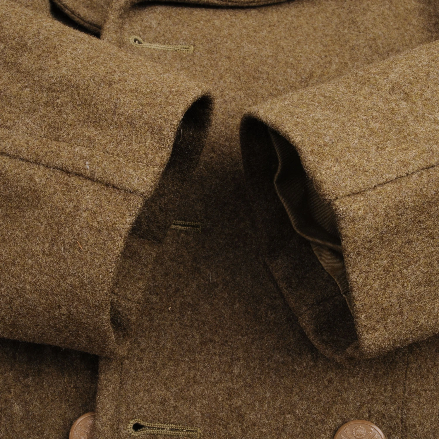 VINTAGE US ARMY M-1939 OVERCOAT WOOL COAT 1942 WW2 SIZE 36R(Vintage Us Army M 1939 Overcoat Wool Coat 1942 Ww2 Size 36r) 6 VINTAGE US ARMY M-1939 OVERCOAT WOOL COAT 1942 WW2 SIZE 36R(Vintage Us Army M 1939 Overcoat Wool Coat 1942 Ww2 Size 36r) - Image 6