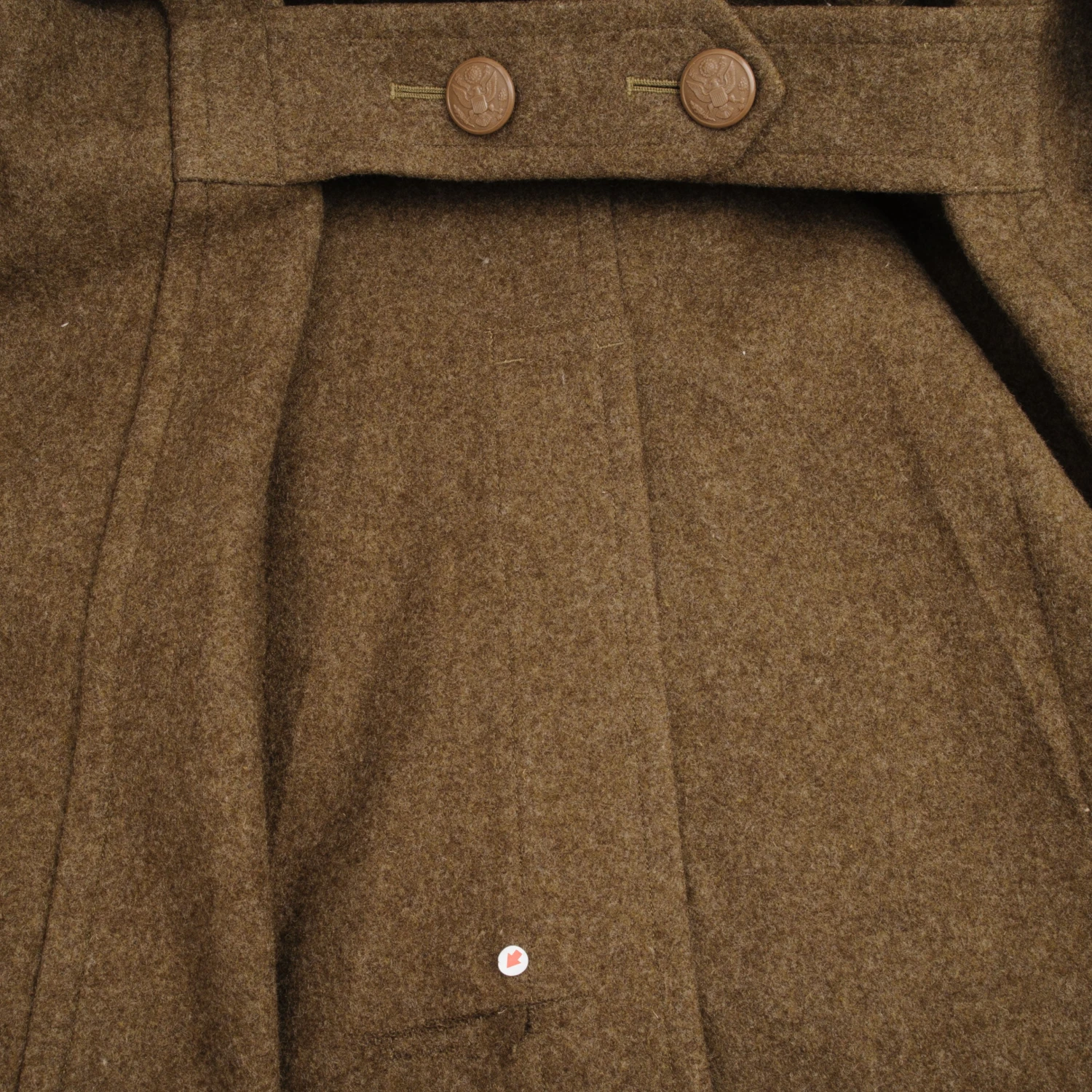 VINTAGE US ARMY M-1939 OVERCOAT WOOL COAT 1942 WW2 SIZE 36R(Vintage Us Army M 1939 Overcoat Wool Coat 1942 Ww2 Size 36r) 9 VINTAGE US ARMY M-1939 OVERCOAT WOOL COAT 1942 WW2 SIZE 36R(Vintage Us Army M 1939 Overcoat Wool Coat 1942 Ww2 Size 36r) - Image 9