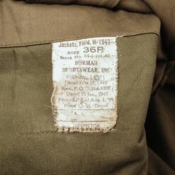 VINTAGE US ARMY M-1943 M43 FIELD JACKET 1945 WW2 SIZE 36R(Vintage Us Army M 1943 M43 Field Jacket Ww2 Era Size 36r) -Rare Gear USA Shop DSC 7531 1