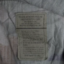 VINTAGE US ARMY WOODLAND CAMO RIP STOP COMBAT TROUSERS PANTS 1995 MEDIUM(Vintage Us Army Woodland Camo Rip Stop Combat Trousers Pants 1995 Medium) -Rare Gear USA Shop DSC 7654