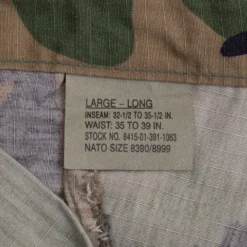 VINTAGE US ARMY RIP STOP WOODLAND CAMO COMBAT TROUSER 1996 LARGE LONG(Vintage Us Army Rip Stop Woodland Camo Combat Trouser 1996 Large Long) -Rare Gear USA Shop DSC 7690