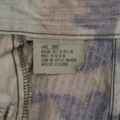 VINTAGE US ARMY RIP STOP WOODLAND CAMO COMBAT TROUSER 1995 LARGE SHORT NOS(Vintage Us Army Rip Stop Woodland Camo Combat Trouser 1995 Large Short Nos Sp0100 95 D 0360) -Rare Gear USA Shop DSC 7725