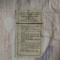 VINTAGE US ARMY RIP STOP WOODLAND CAMO COMBAT TROUSER 1995 LARGE SHORT NOS(Vintage Us Army Rip Stop Woodland Camo Combat Trouser 1995 Large Short Nos Sp0100 95 D 0360) -Rare Gear USA Shop DSC 7726