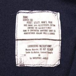 VINTAGE USN US NAVY UTILITY JACKET 1987 SIZE 50L(Vintage Usn Us Navy Utility Jacket 1987 Size 50l) -Rare Gear USA Shop DSC 7737 1