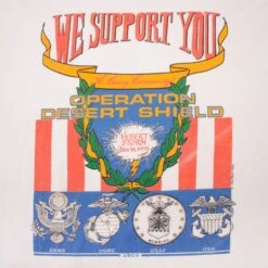 VINTAGE OPERATION DESERT STORM TEE SHIRT 1991 SIZE XL MADE IN USA(Vintage Operation Desert Storm Tee Shirt 1991 Size Xl Made In Usa) 14 VINTAGE OPERATION DESERT STORM TEE SHIRT 1991 SIZE XL MADE IN USA(Vintage Operation Desert Storm Tee Shirt 1991 Size Xl Made In Usa) -Rare Gear USA Shop DSC 7753