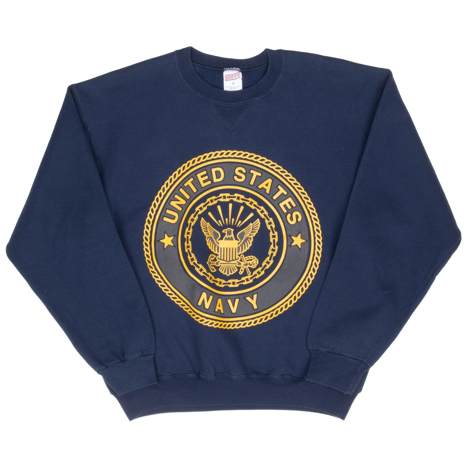 VINTAGE USN UNITED STATES NAVY BLUE SWEATSHIRT 2000S MEDIUM MADE IN USA(Vintage Usn United States Navy Blue Sweatshirt 2000s Medium Made In Usa 2) 2 VINTAGE USN UNITED STATES NAVY BLUE SWEATSHIRT 2000S MEDIUM MADE IN USA(Vintage Usn United States Navy Blue Sweatshirt 2000s Medium Made In Usa 2) - Image 2